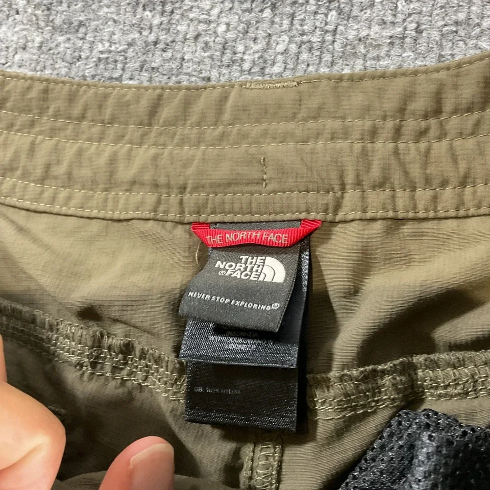 The North Face Womens Hiking Pants Size 6 Brown Nylon Outdoor Travel Straight Lg